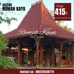 Jual Rumah Joglo Pendopo Kayu Jati Asli Harga Terjangkau