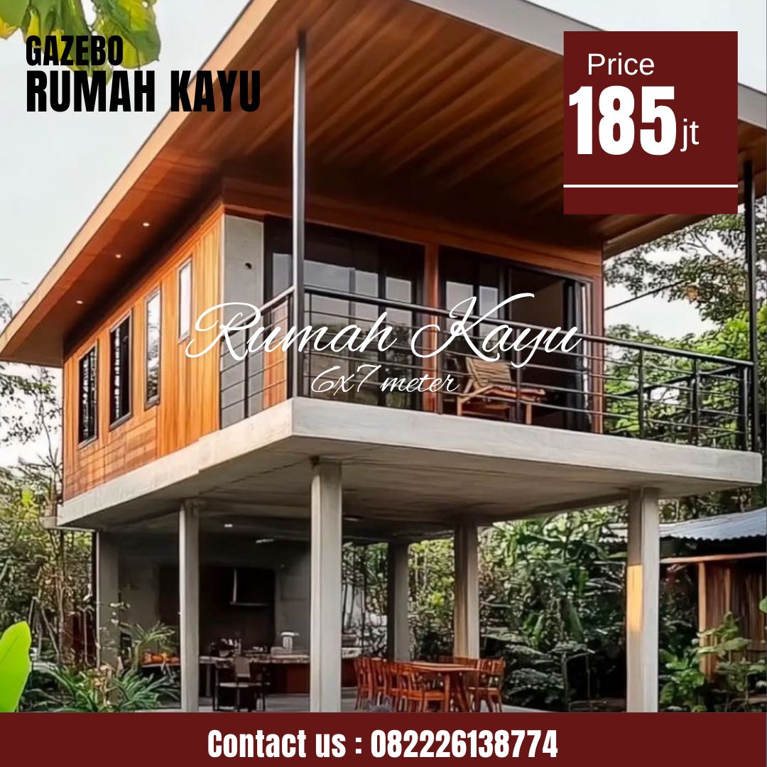 WhatsApp Image 2026-05-12 at 17.52.12 Rumah Kayu Panggung Kayu Jati Minimalis Modern - Image 1