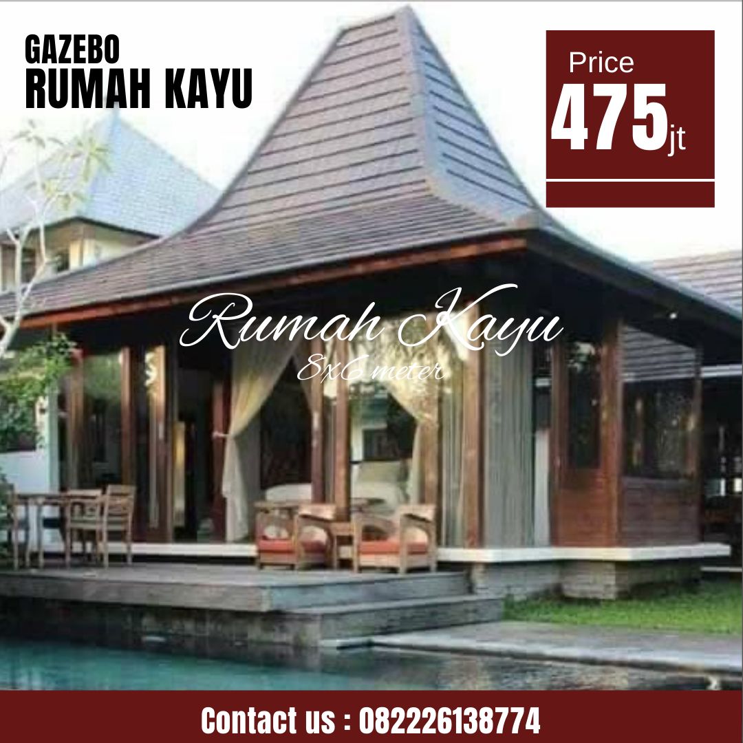 rumah joglo minimalis pendopo kayu jati Rumah Joglo Minimalis Pendopo Kayu Jati – Perpaduan Klasik Jawa & Desain Modern - Image 1