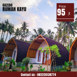 Jual Rumah Lumbung Kayu Jati Model Minimalis