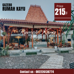 Rumah Joglo Pendopo Kayu Jati Jepara