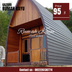 Jual Rumah Lumbung Kayu Jati Minimalis