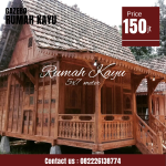 Rumah Kayu Joglo Gladak Minimalis Kayu Jati