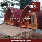 Jual Rumah Lumbung Kayu Jati Desain Kekinian