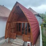 Jual Rumah Kayu Lumbung Minimalis Desain Unik