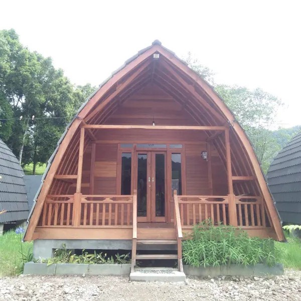 Jual Rumah Lumbung Glamping Kayu Jati Desain Elegan Jual Rumah Lumbung Glamping Kayu Jati Desain Elegan