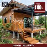 Rumah Kayu Minimalis Modern Kayu Jati Jepara