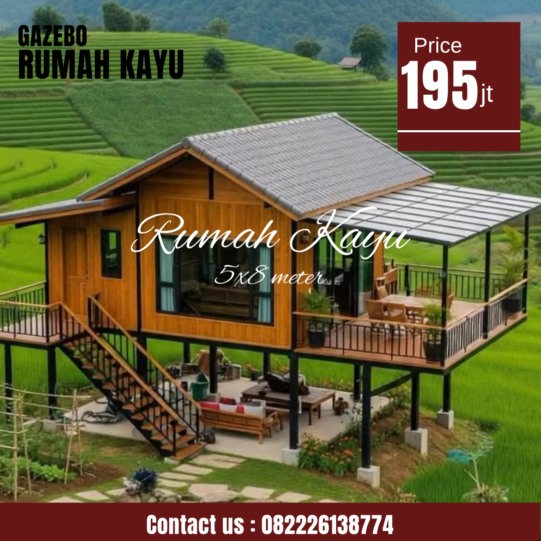 Abu Abu Inspirasi Desain Moderen Furniture Instagram Post (47) Rumah Panggung Kayu Jati Premium untuk Villa & Resort - Image 1