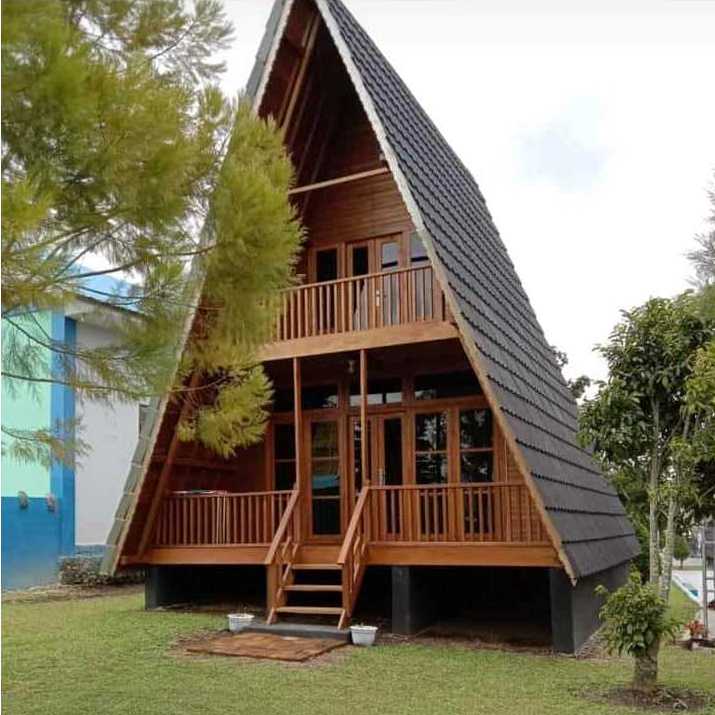 Jual Rumah Glamping Segitiga Minimalis Kayu Jati Jual Rumah Glamping Segitiga Minimalis Kayu Jati