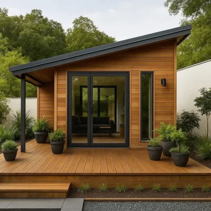 Jual Rumah Kayu Cabin Minimalis Harga Terjangkau