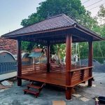 Jual Gazebo Taman Kayu Jati Berkualitas Premium Harga Terbaik