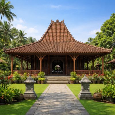 rumah adat jawa - rumah joglo kayu jati