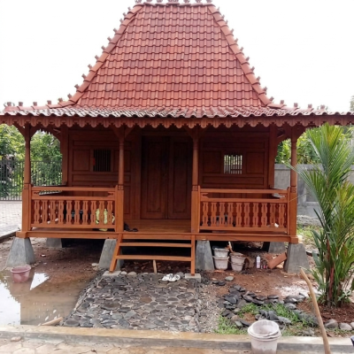rumah gladak kayu jati